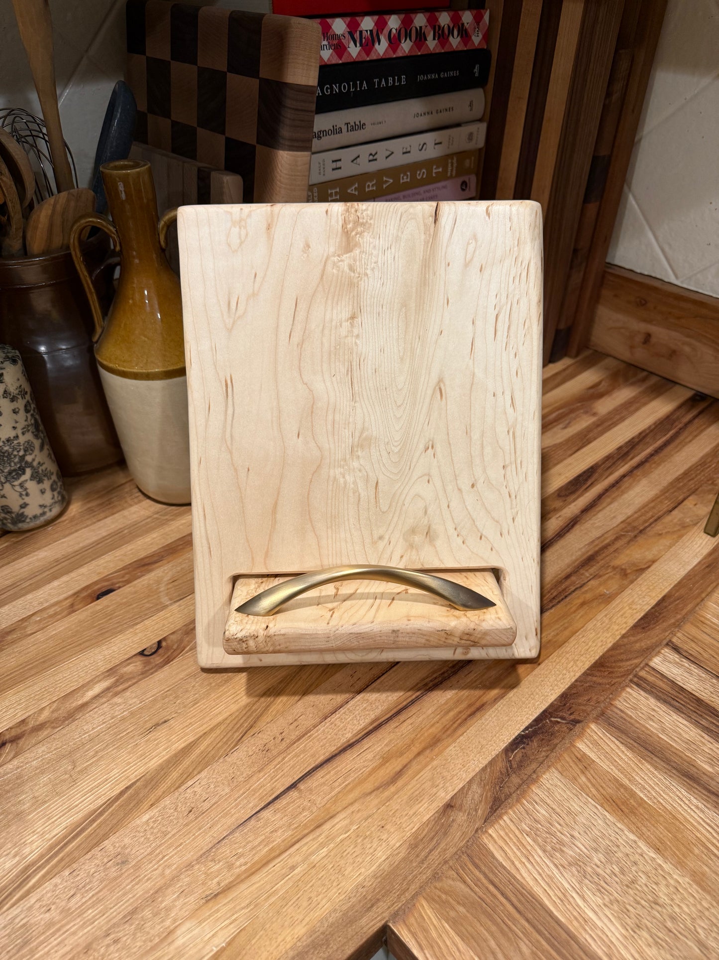 Bird’s Eye Maple Cookbook Holder