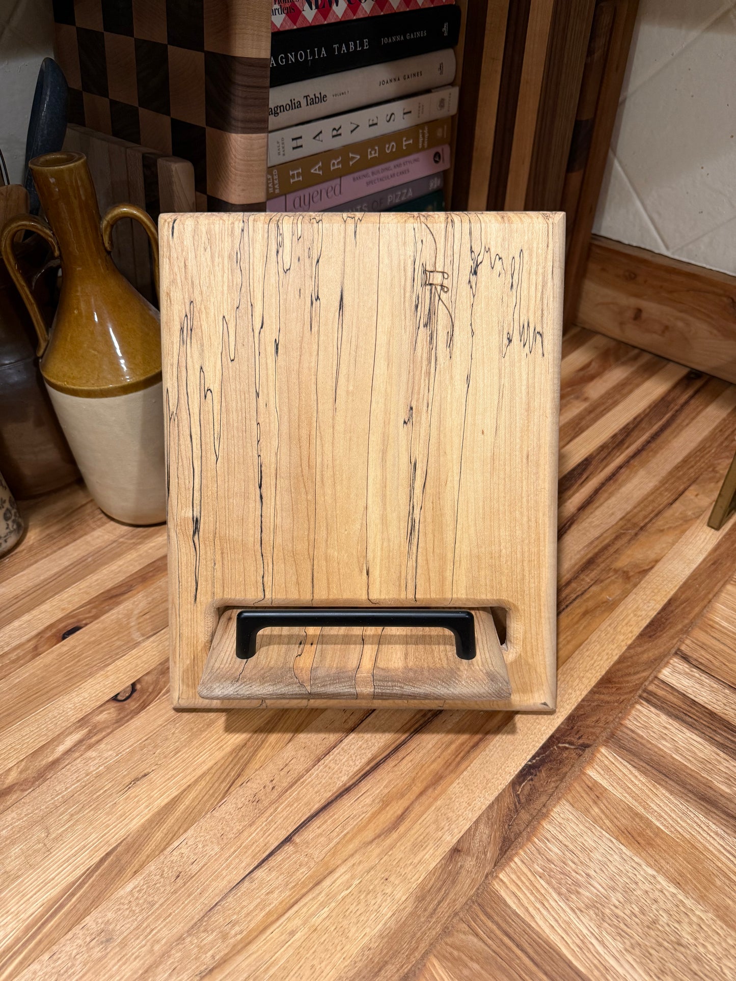 Spalted Maple Cookbook Holder