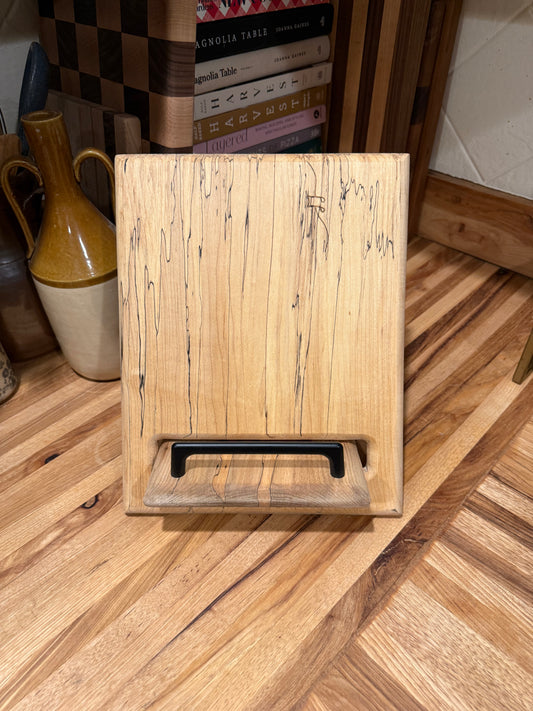 Spalted Maple Cookbook Holder