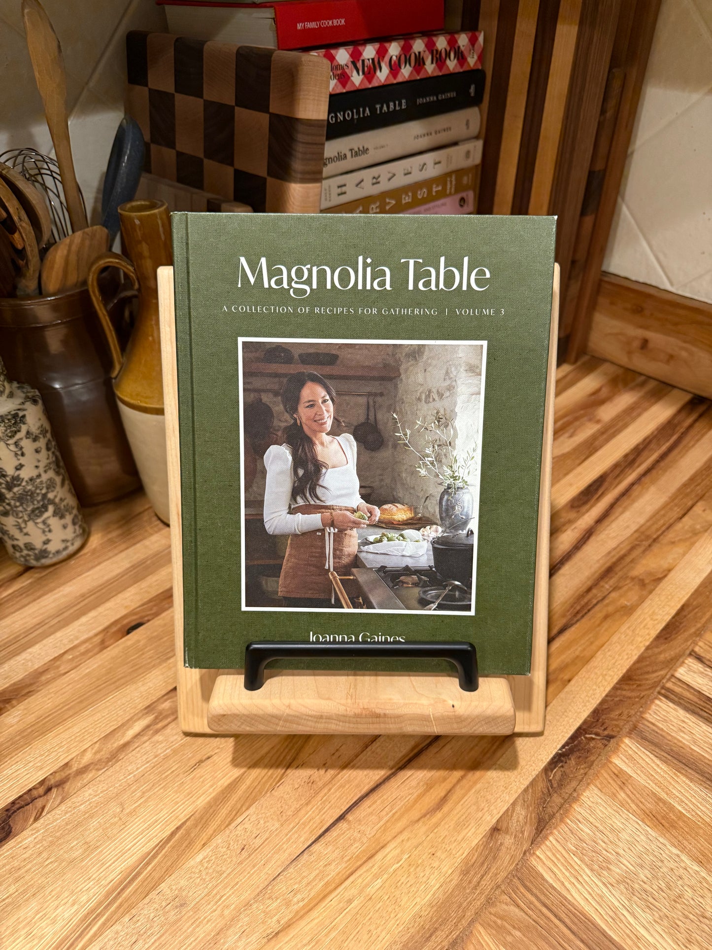 Maple Cookbook Holder