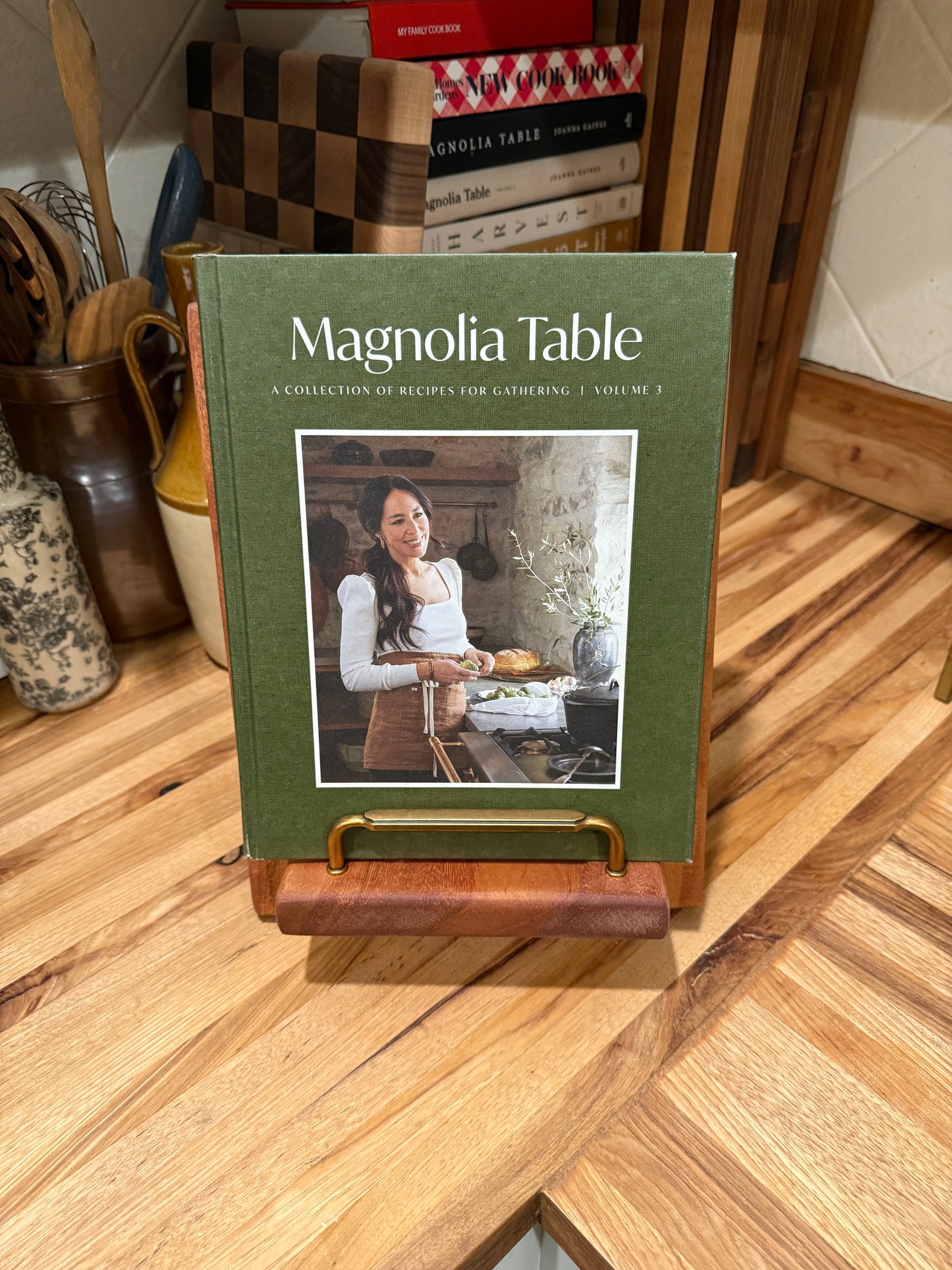 Mahogany Cookbook Holder