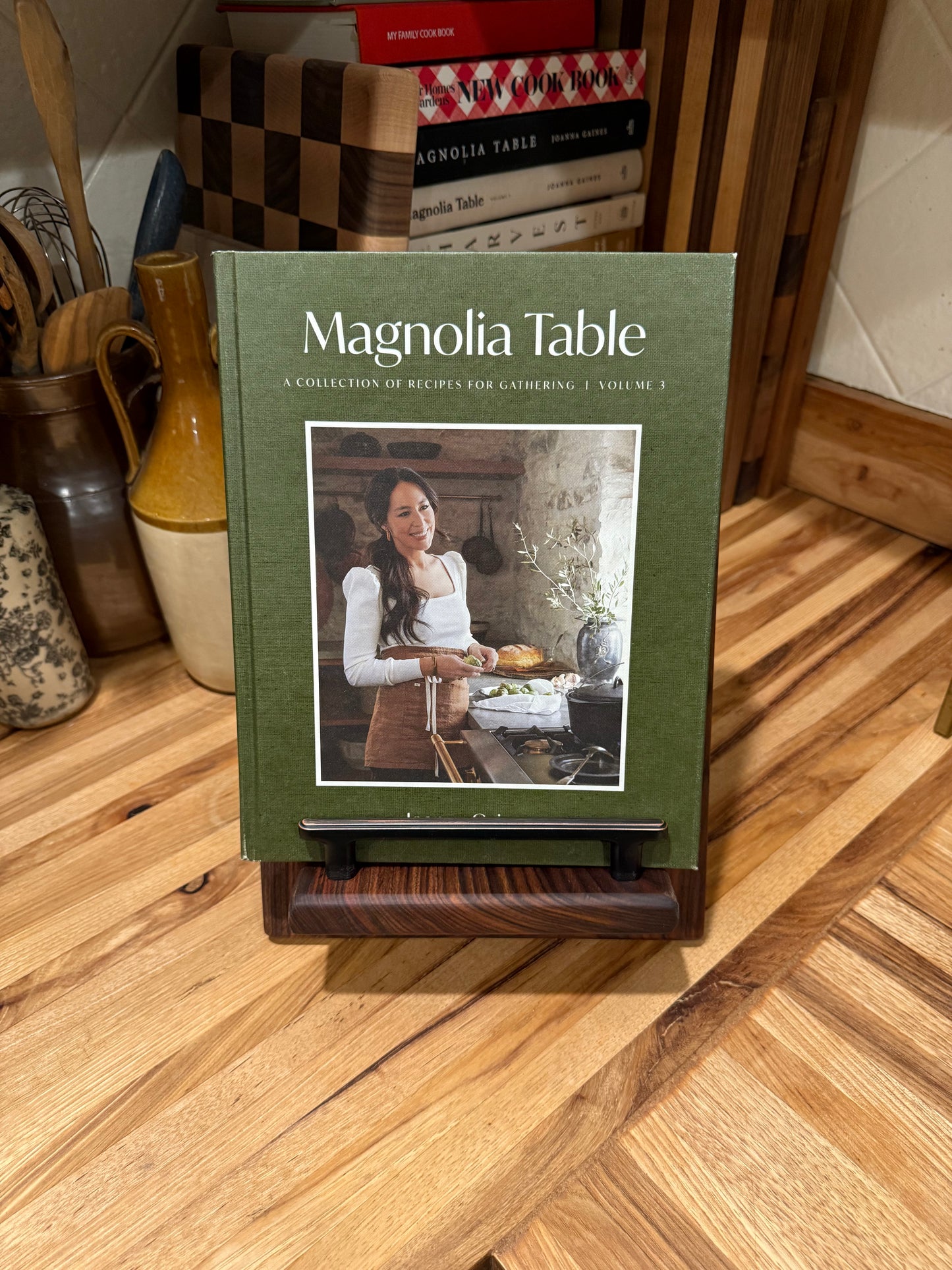 Bolivian Rosewood Cookbook Holder