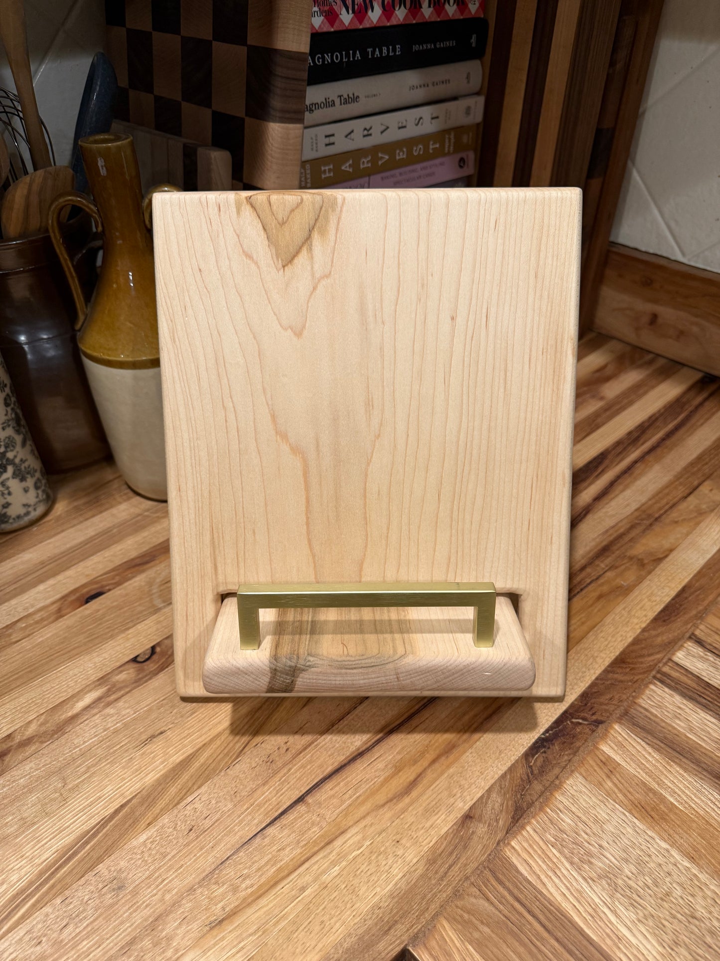 Maple Cookbook Holder