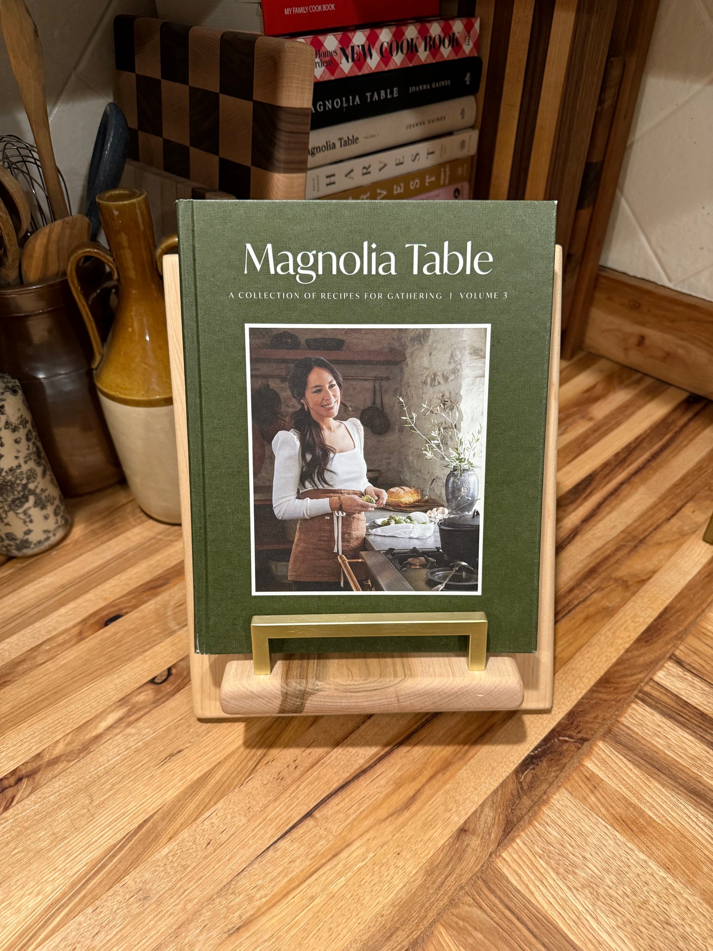 Maple Cookbook Holder