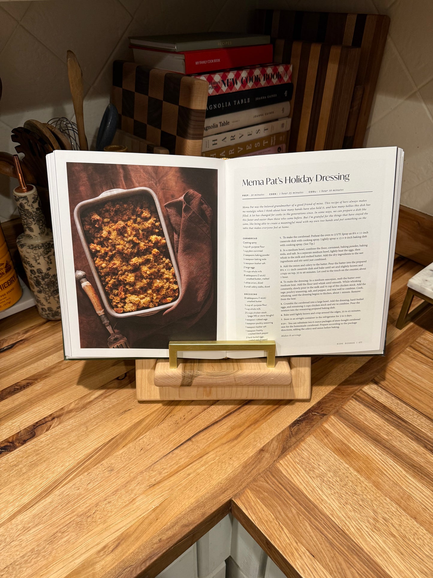 Maple Cookbook Holder