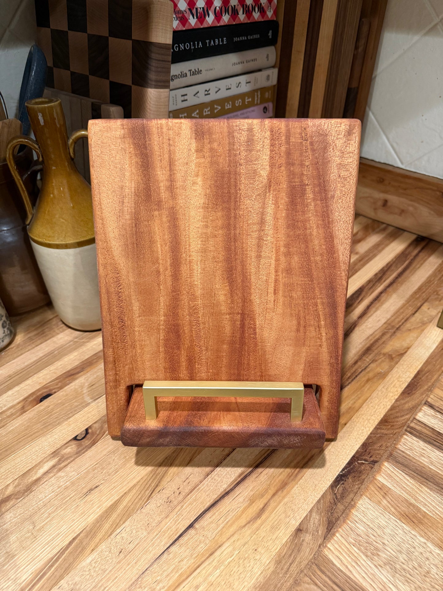 Mahogany Cookbook Holder
