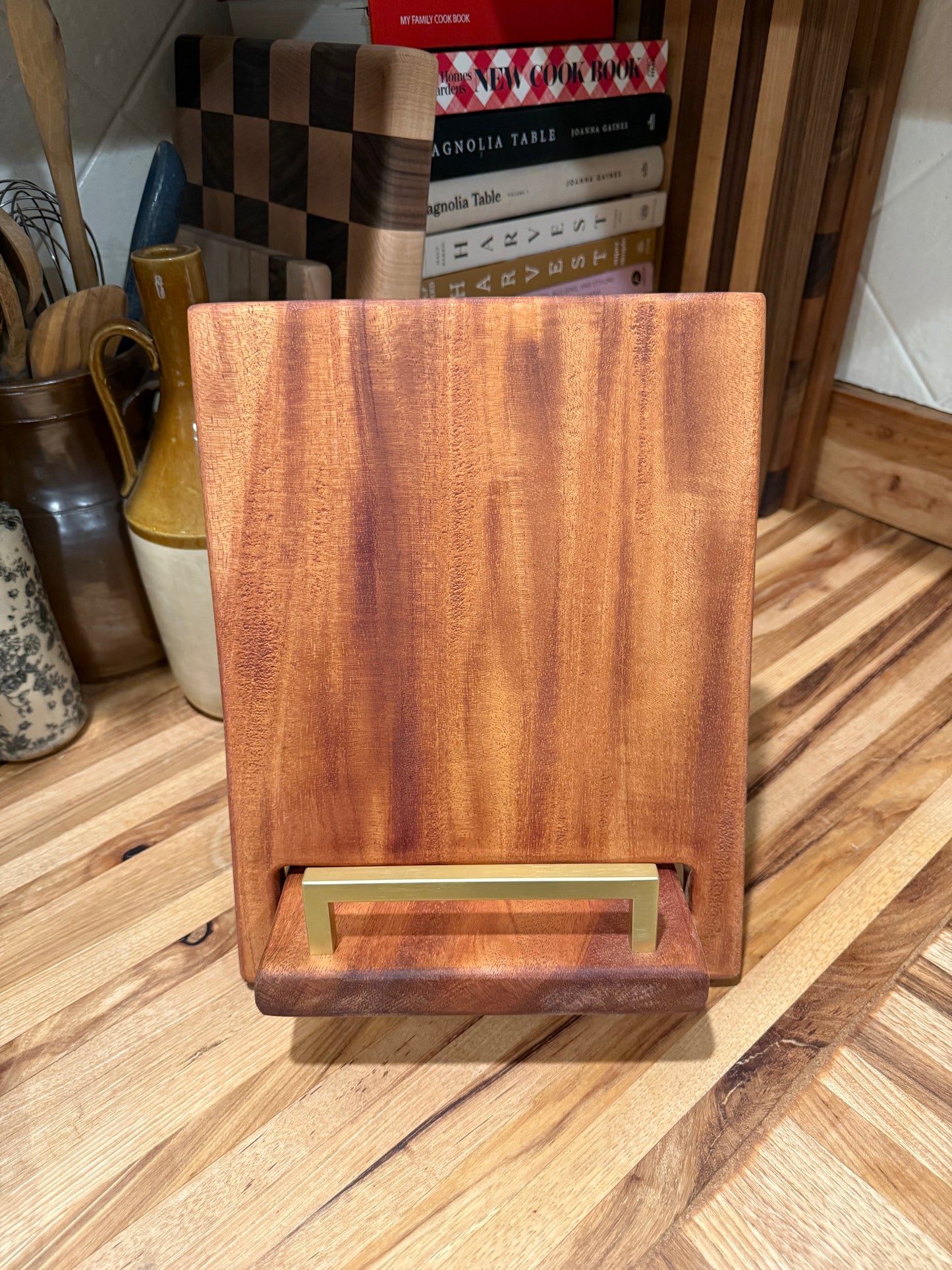 Mahogany Cookbook Holder