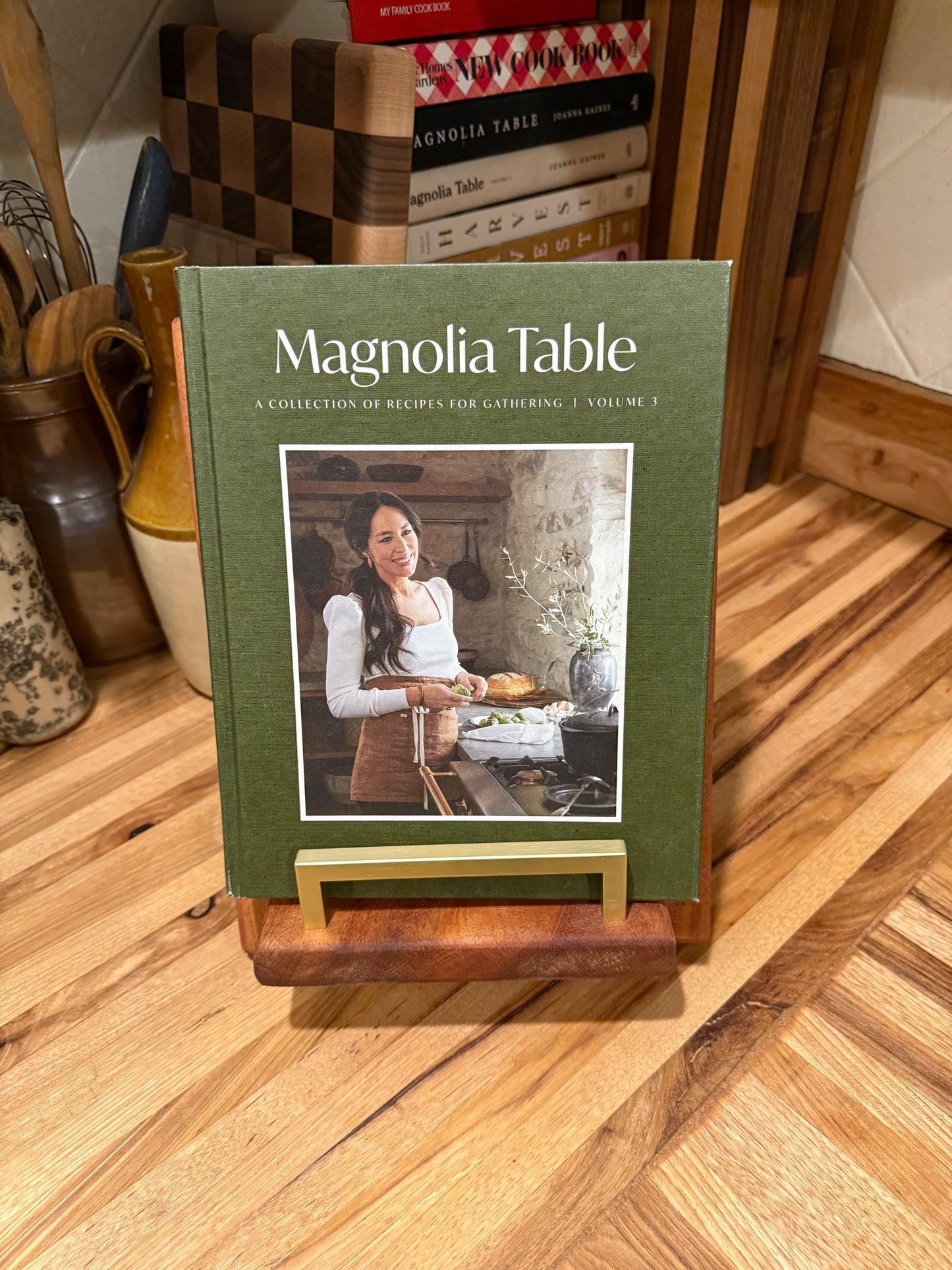Mahogany Cookbook Holder