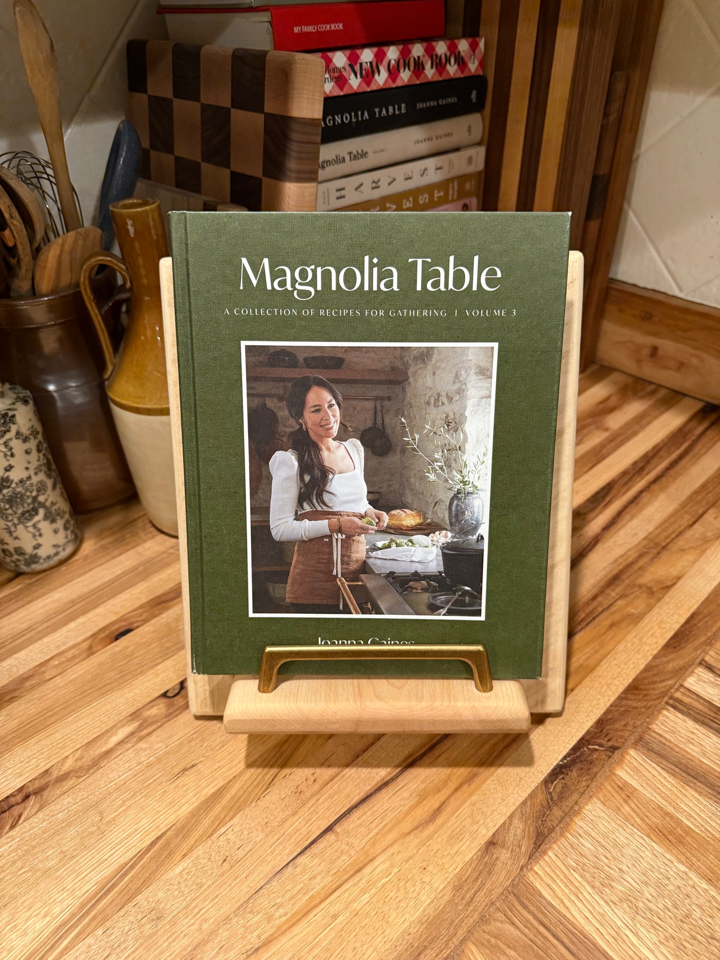 Rough Sawn Maple Cookbook Holder