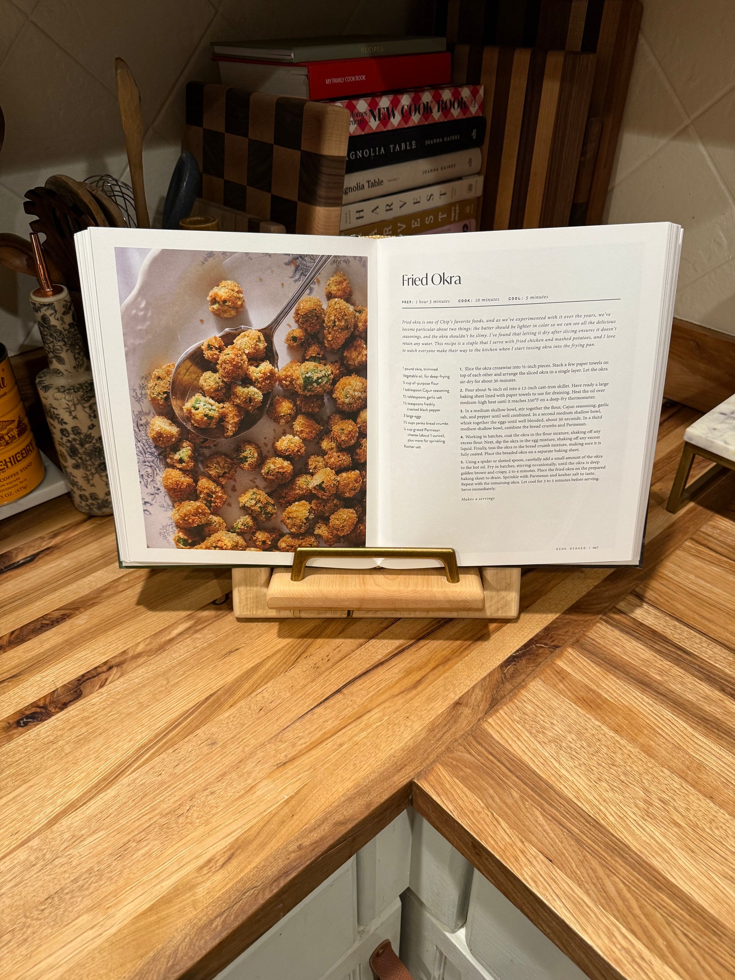Rough Sawn Maple Cookbook Holder
