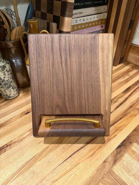 Walnut Cookbook Holder