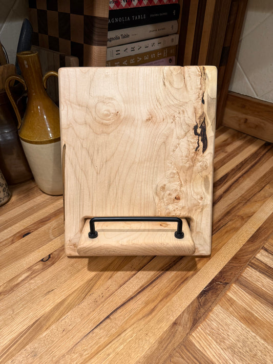 Figured Maple Cookbook Holder