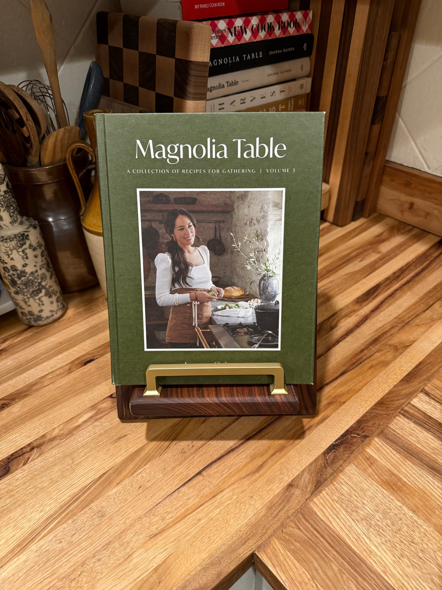 Bolivian Rosewood Cookbook Holder