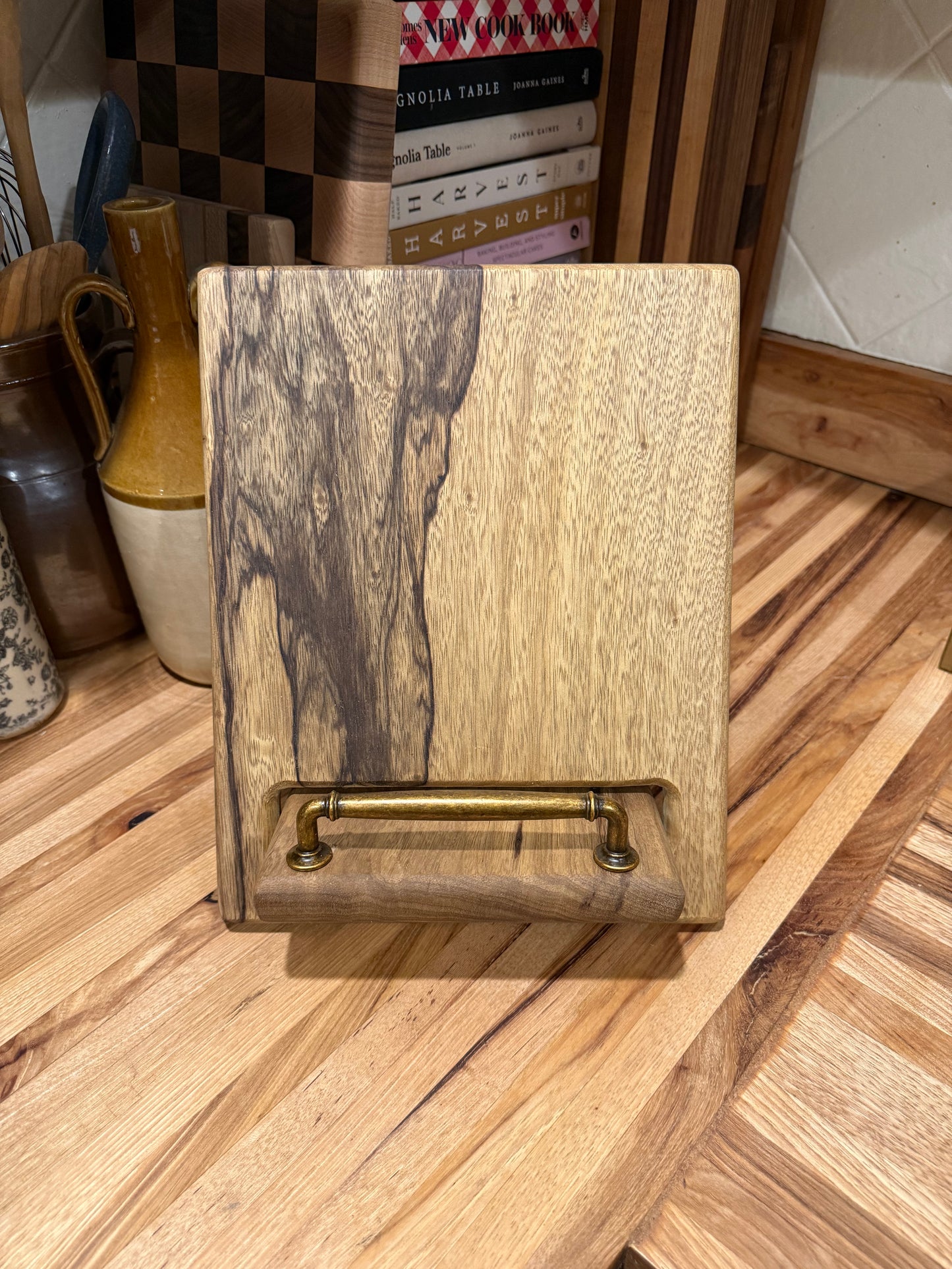 Black Limba Cookbook Holder