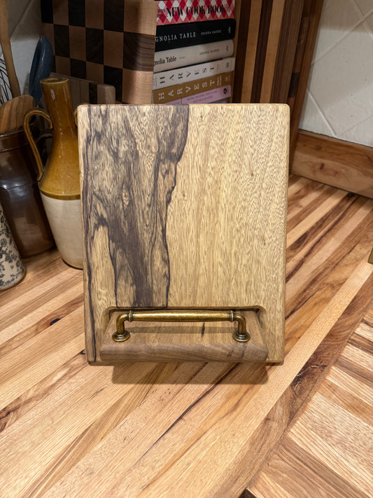 Black Limba Cookbook Holder