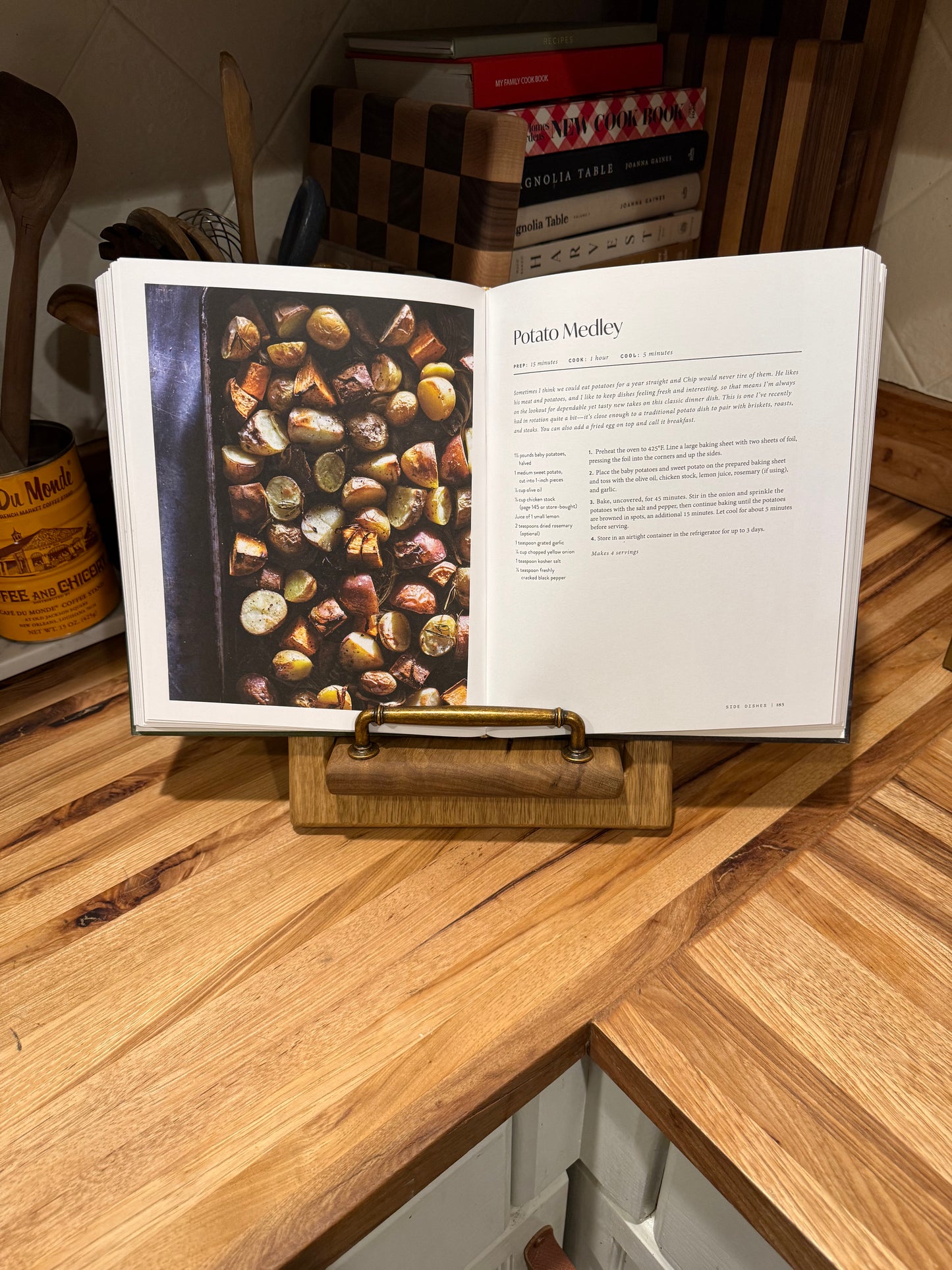 Black Limba Cookbook Holder