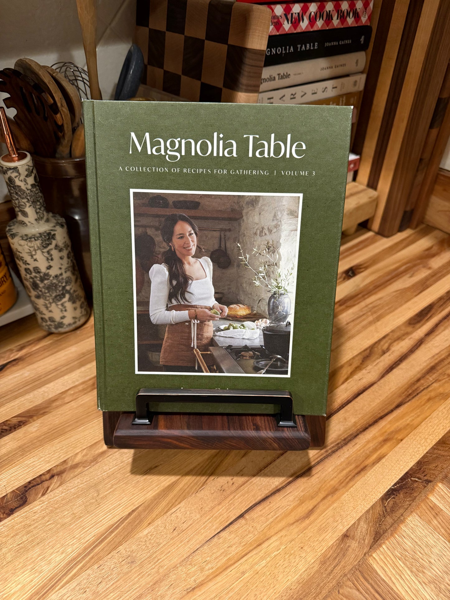 Bolivian Rosewood Cookbook Holder