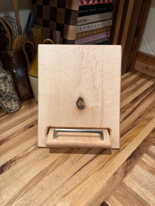Bird’s Eye Maple Cookbook Holder
