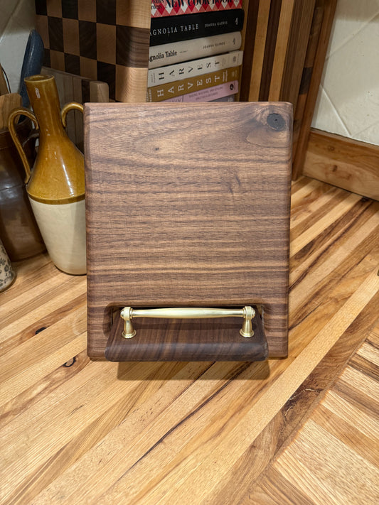 Walnut Cookbook Holder