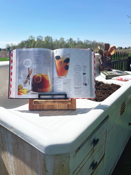 Cookbook Holder - Spalted Hickory