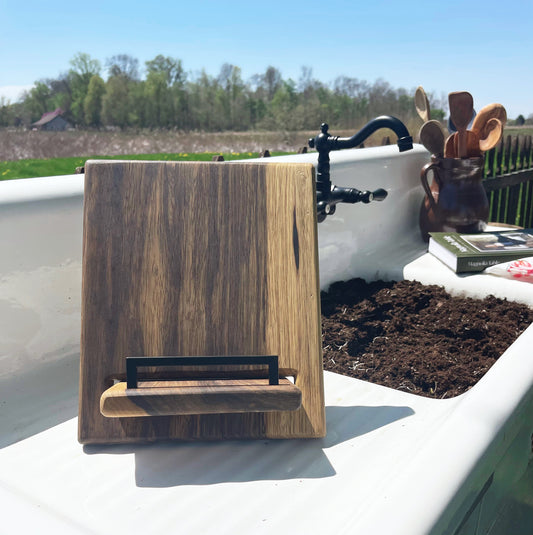 Cookbook Holder - Black Limba