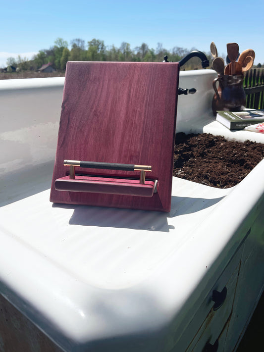 Cookbook Holder - Purple Heart