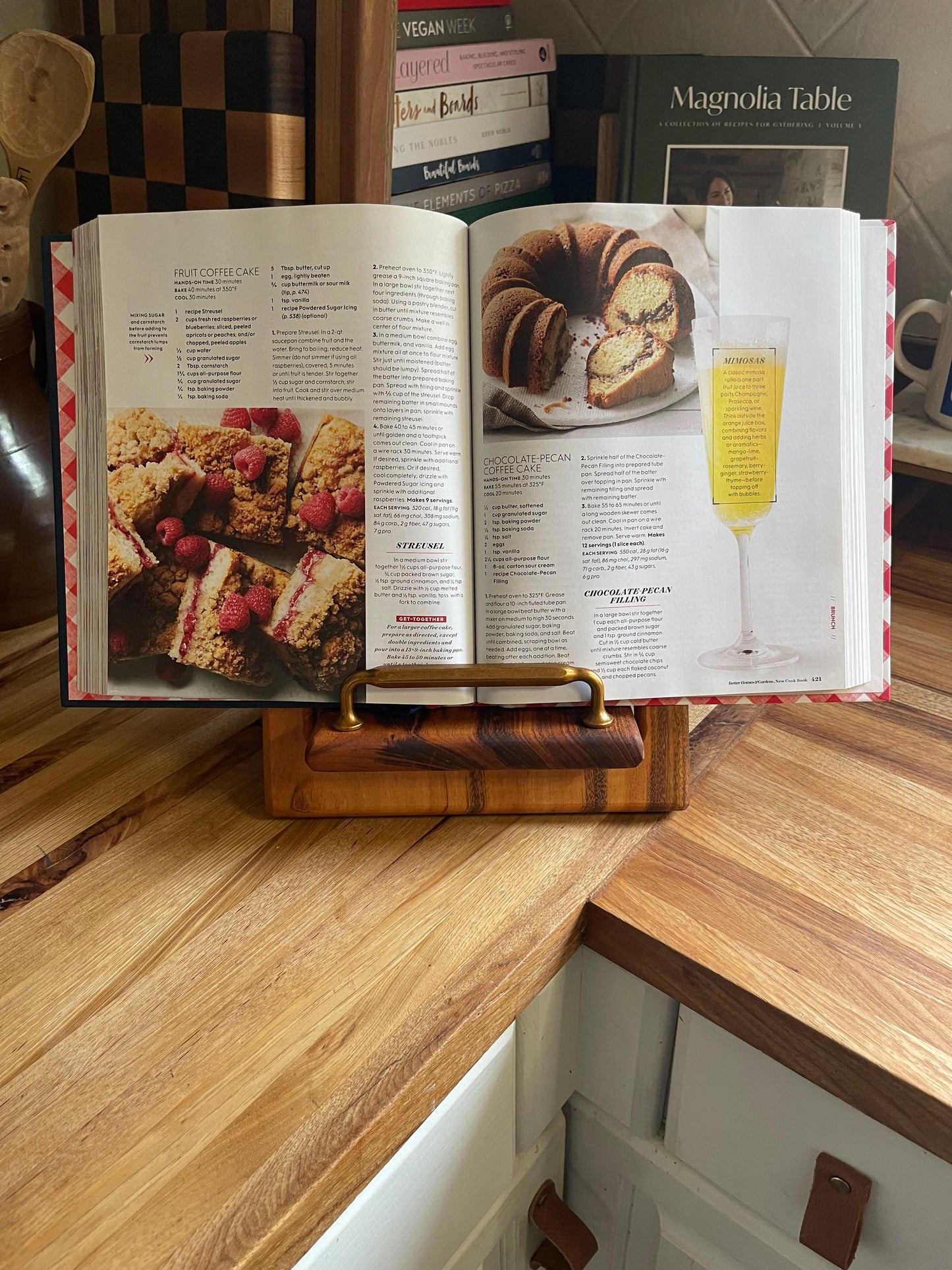 Goncalo Alves Cookbook Holder