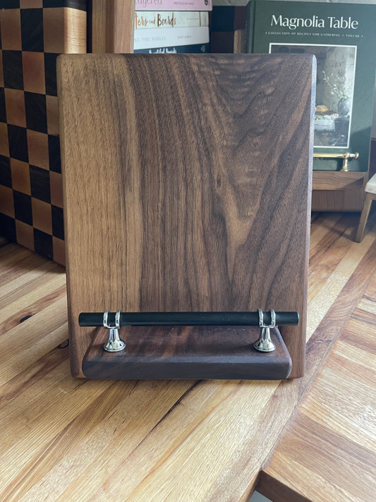 Walnut Cookbook Holder