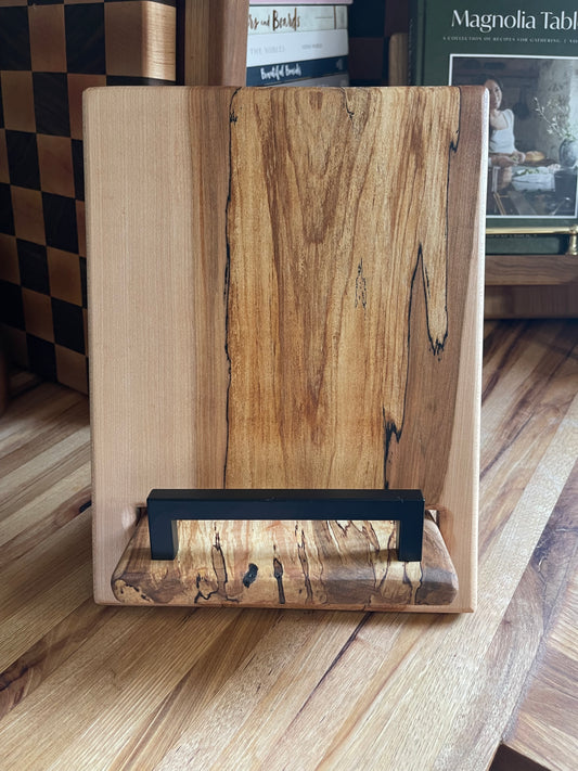 Spalted Maple Cookbook Holder
