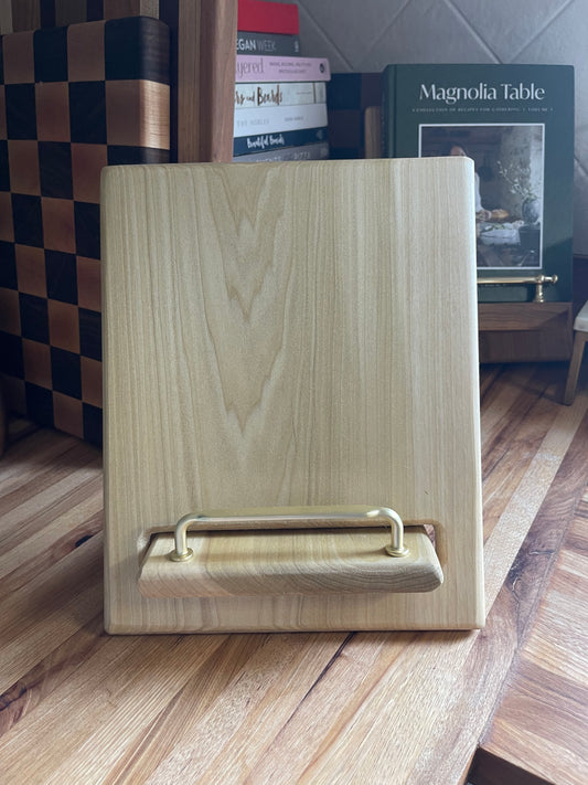 Poplar Cookbook Holder